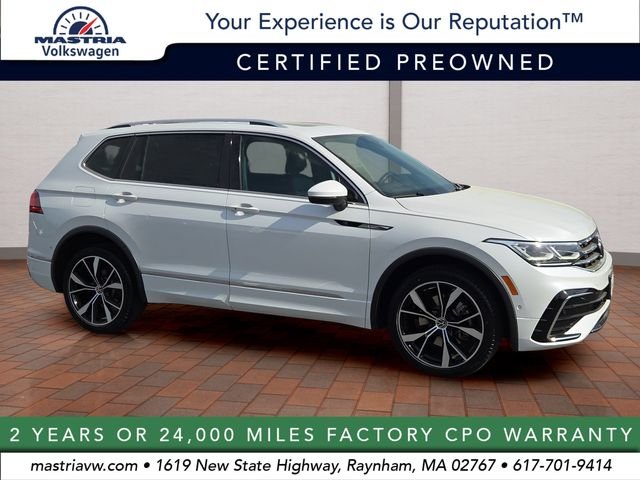 Certified Used 2022 White Volkswagen 2.0T SEL R-Line image 1