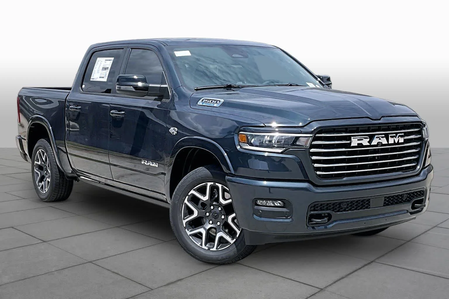 New 2026 Forged Blue Metallic Exterior Paint RAM Laramie image 2