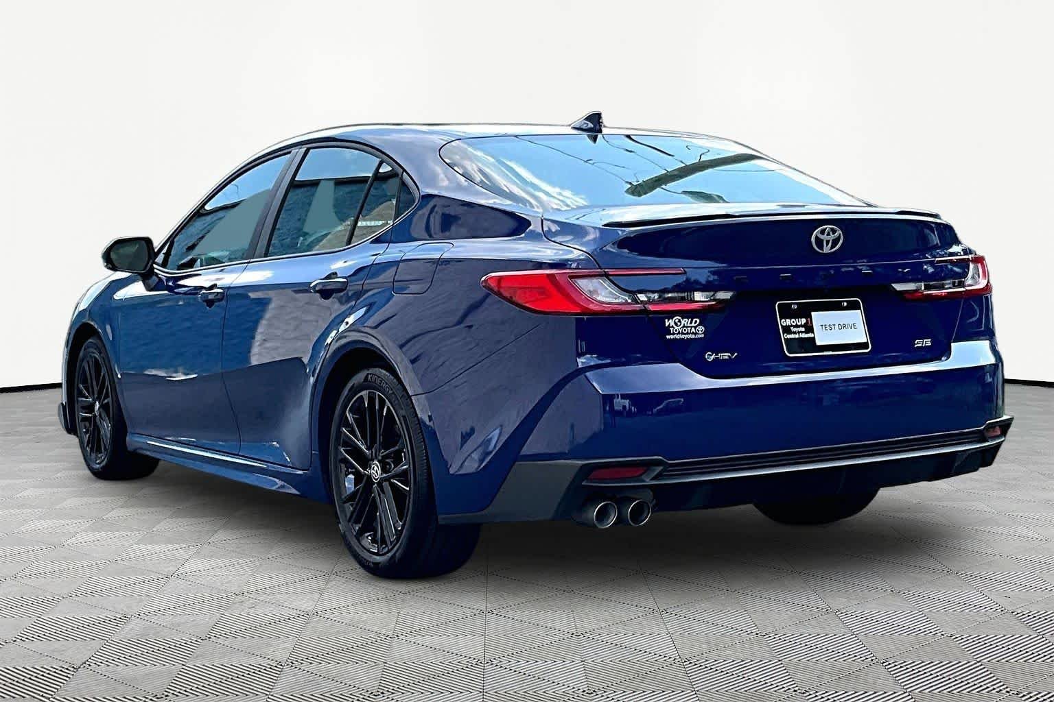 Used 2025 Reservoir Blue Toyota SE image 12