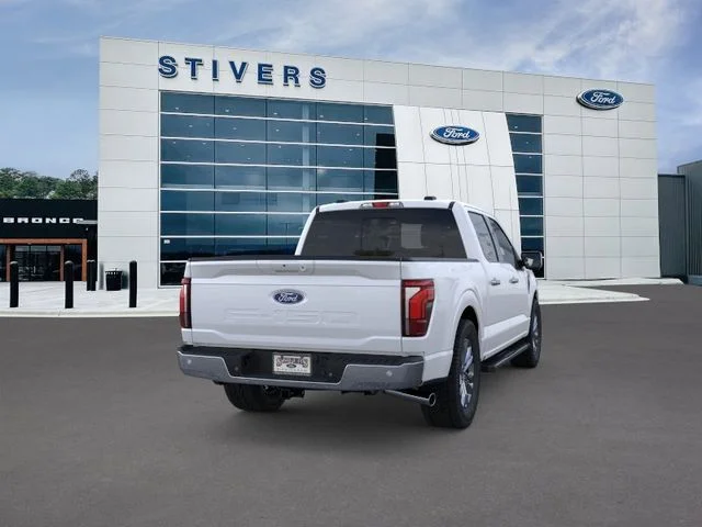 New 2026 Star White Metallic Tri-Coat Ford Lariat® image 8
