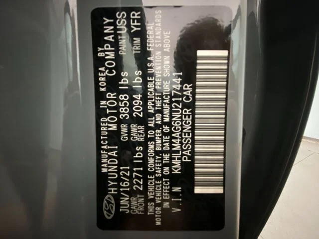 Used 2022 Gray Hyundai SEL image 26