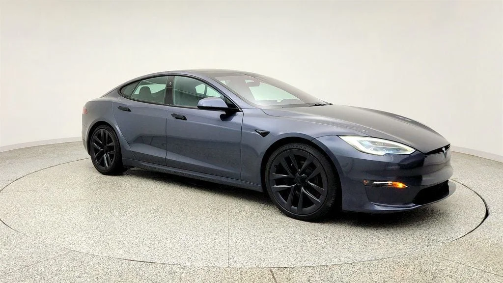 Used 2021 Midnight Silver Metallic Tesla Plaid AWD w/ 21