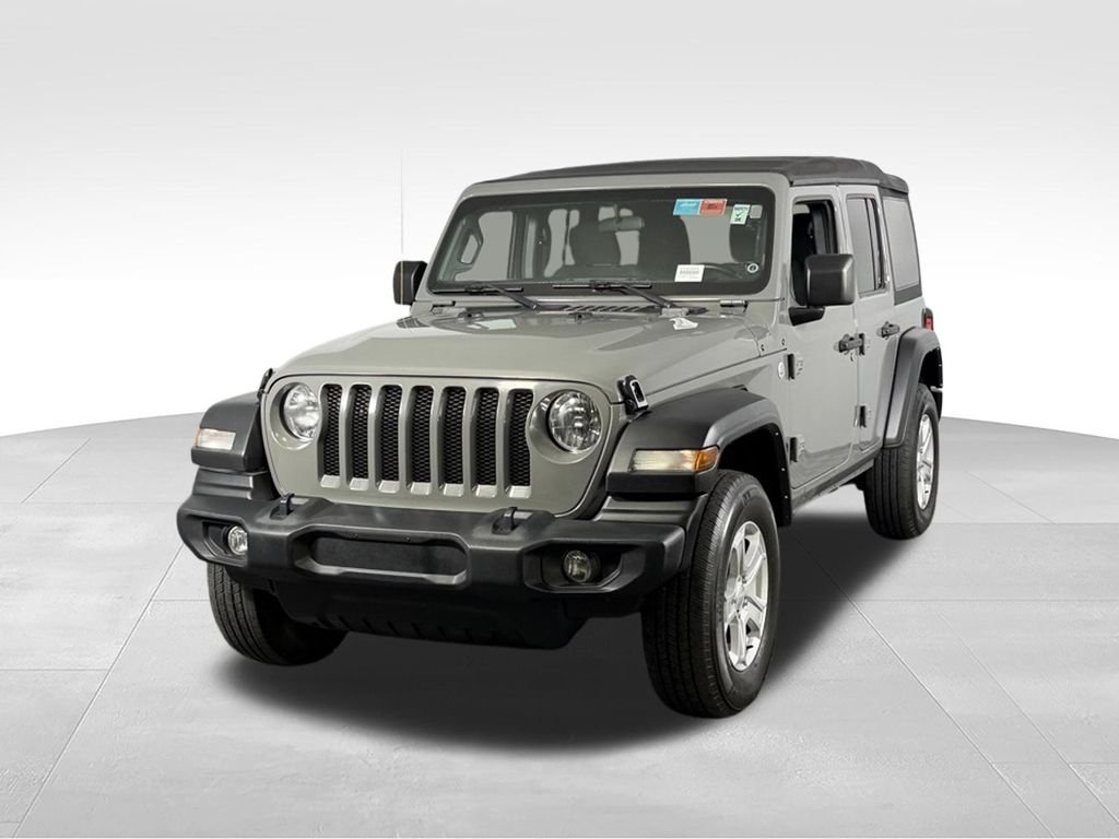 Used 2021 Gray Clearcoat Jeep Unlimited Sport S image 4