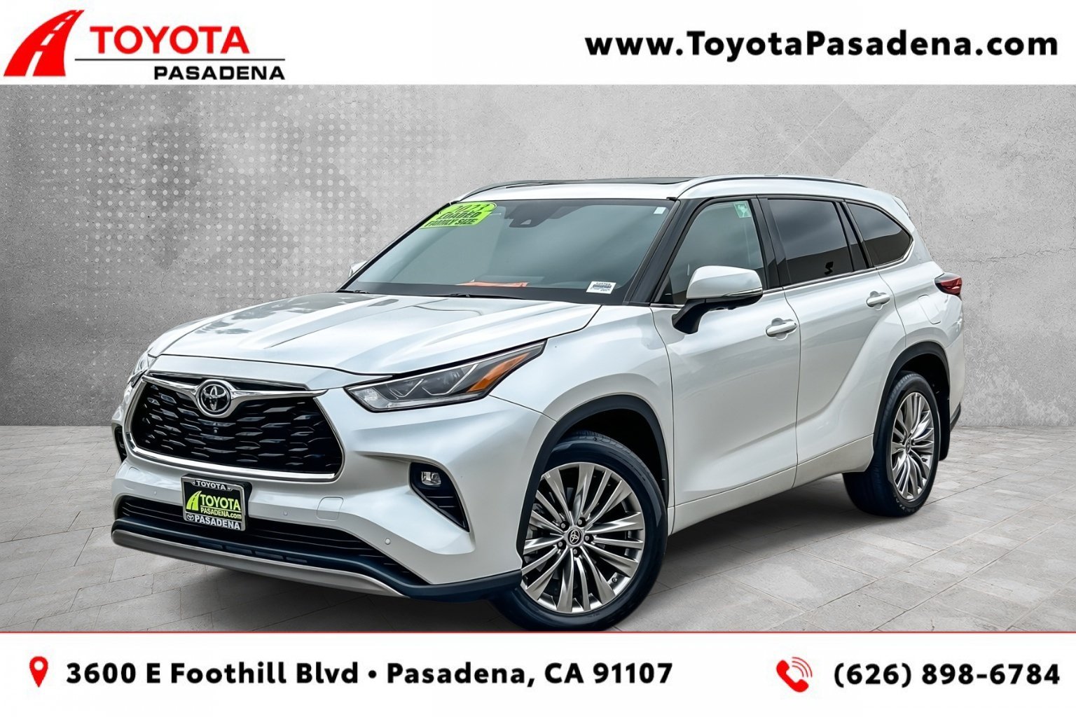Used 2023 WIND CHILL PEARL TOYOTA TRUCK PLATINUM image 1
