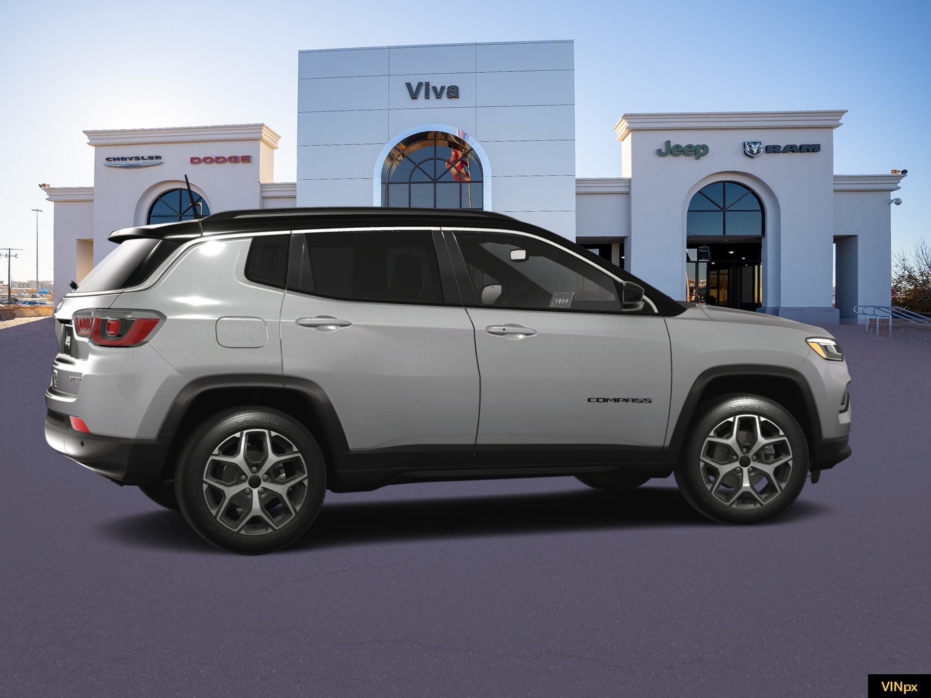 New 2026 Silver Zynith Metallic Clear-Coat Exterior Paint Jeep Limited image 15