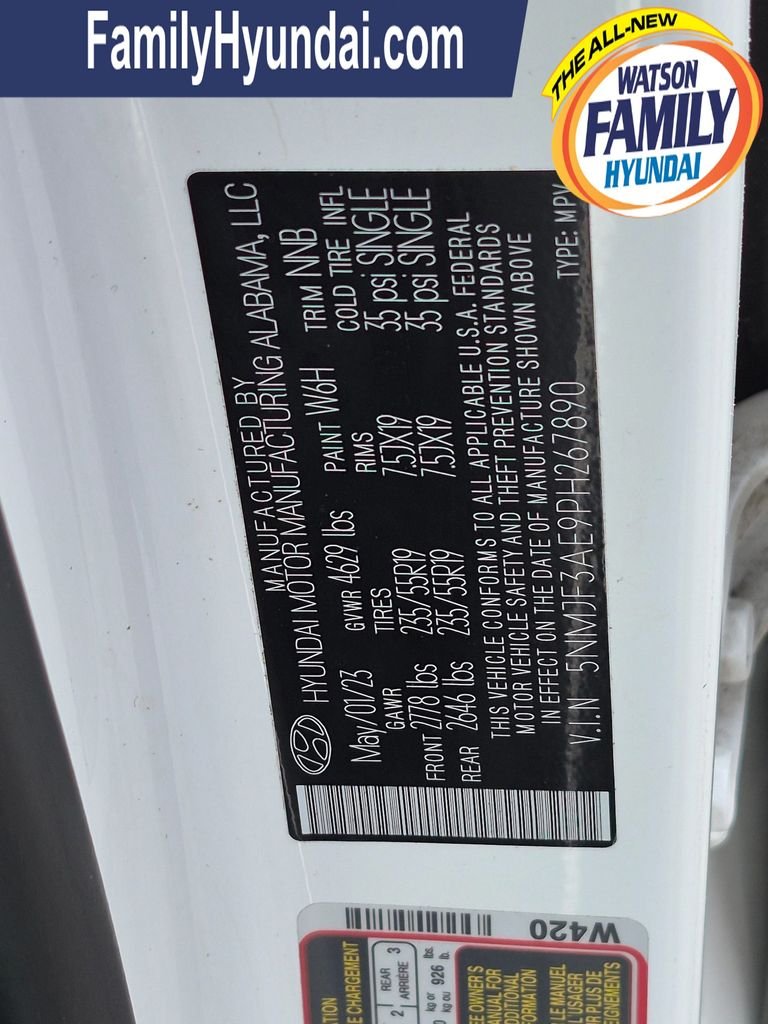 Certified Used 2023 White Hyundai SEL image 30