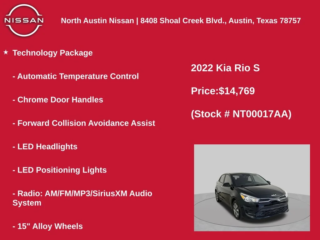 Used 2022 Black Kia S image 11
