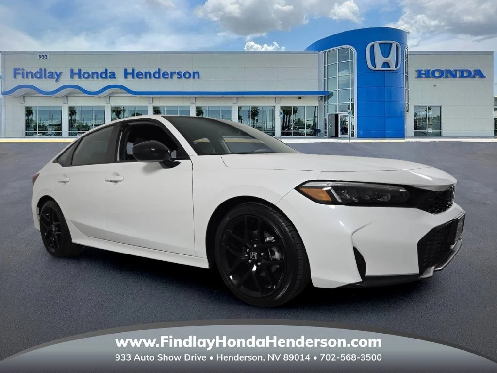 Certified Used 2025 Platinum White Pearl Honda Sport image 1