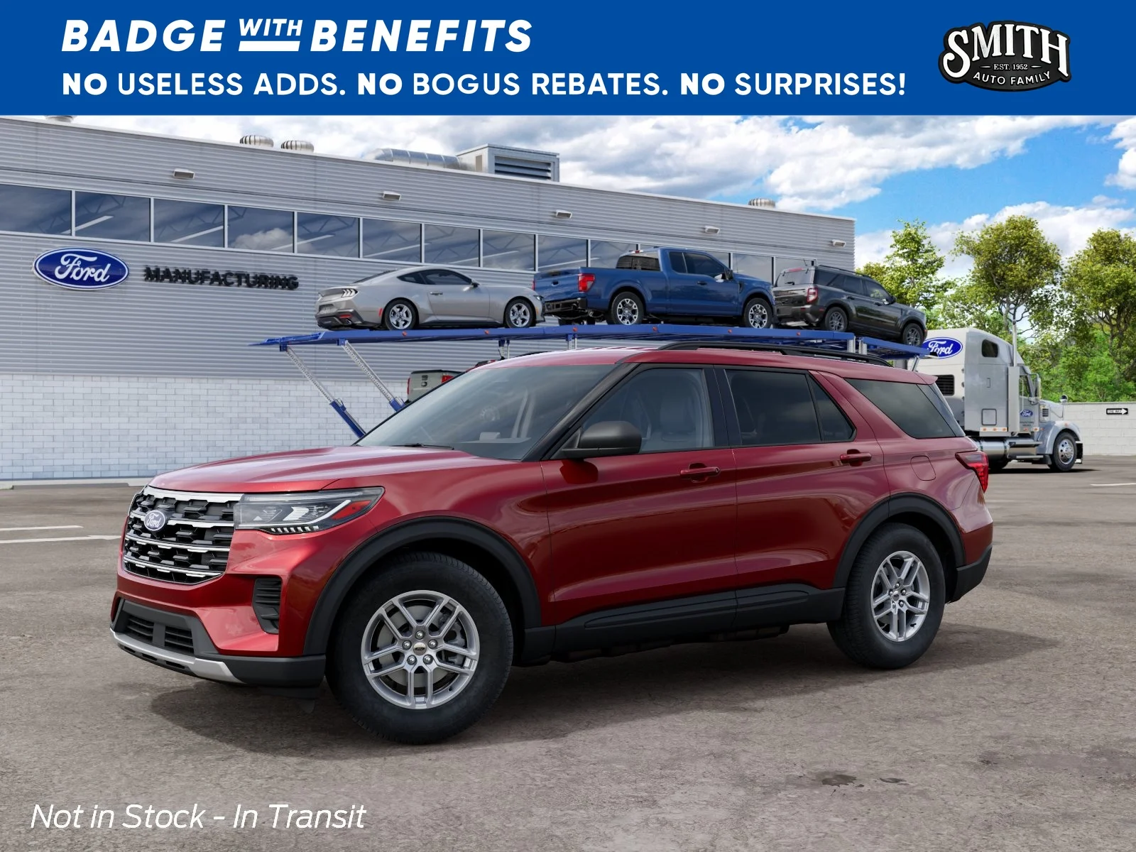 New 2027 Ruby Red Metallic Tinted Clearcoat Ford Active image 1
