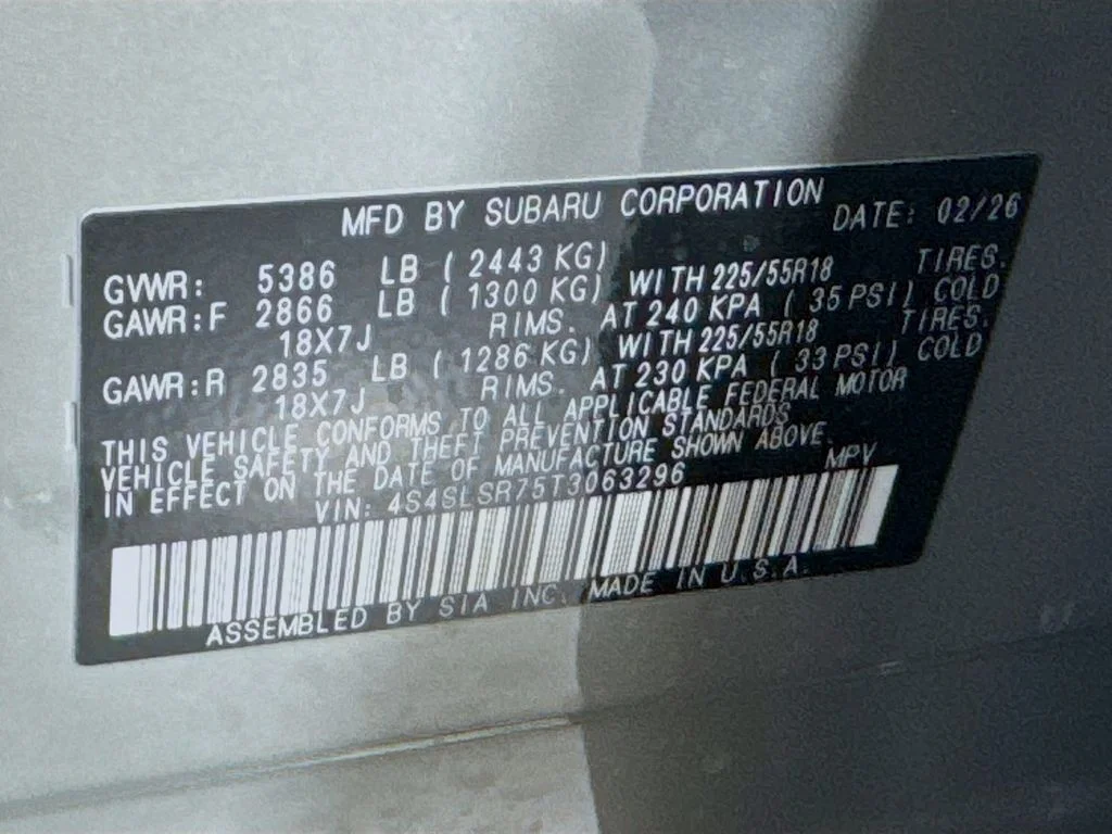 New 2026 Gray Subaru Limited Hybrid image 42