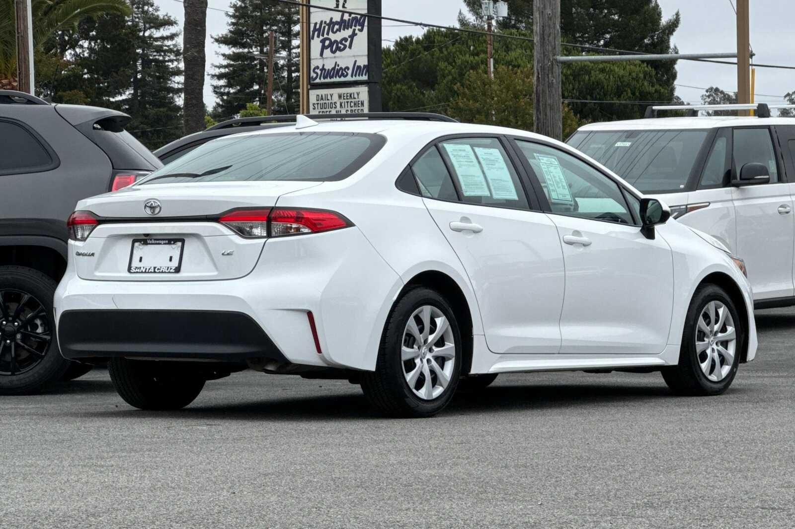 Used 2023 White Toyota LE image 4
