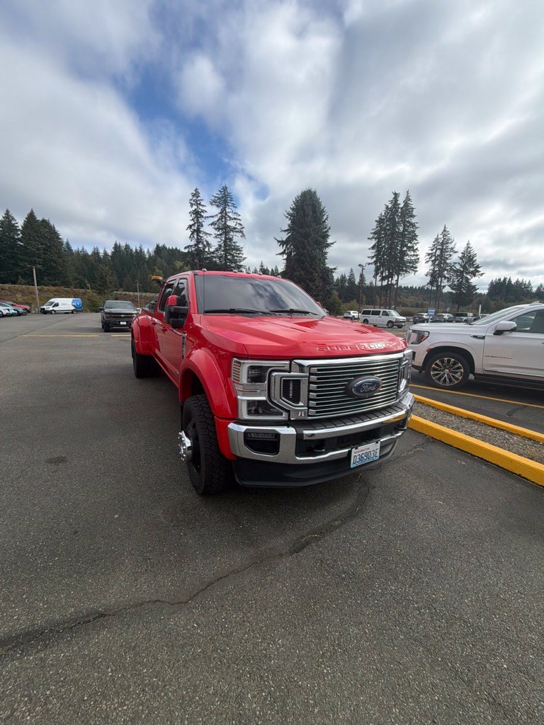 Used 2020 Red Ford Lariat image 3