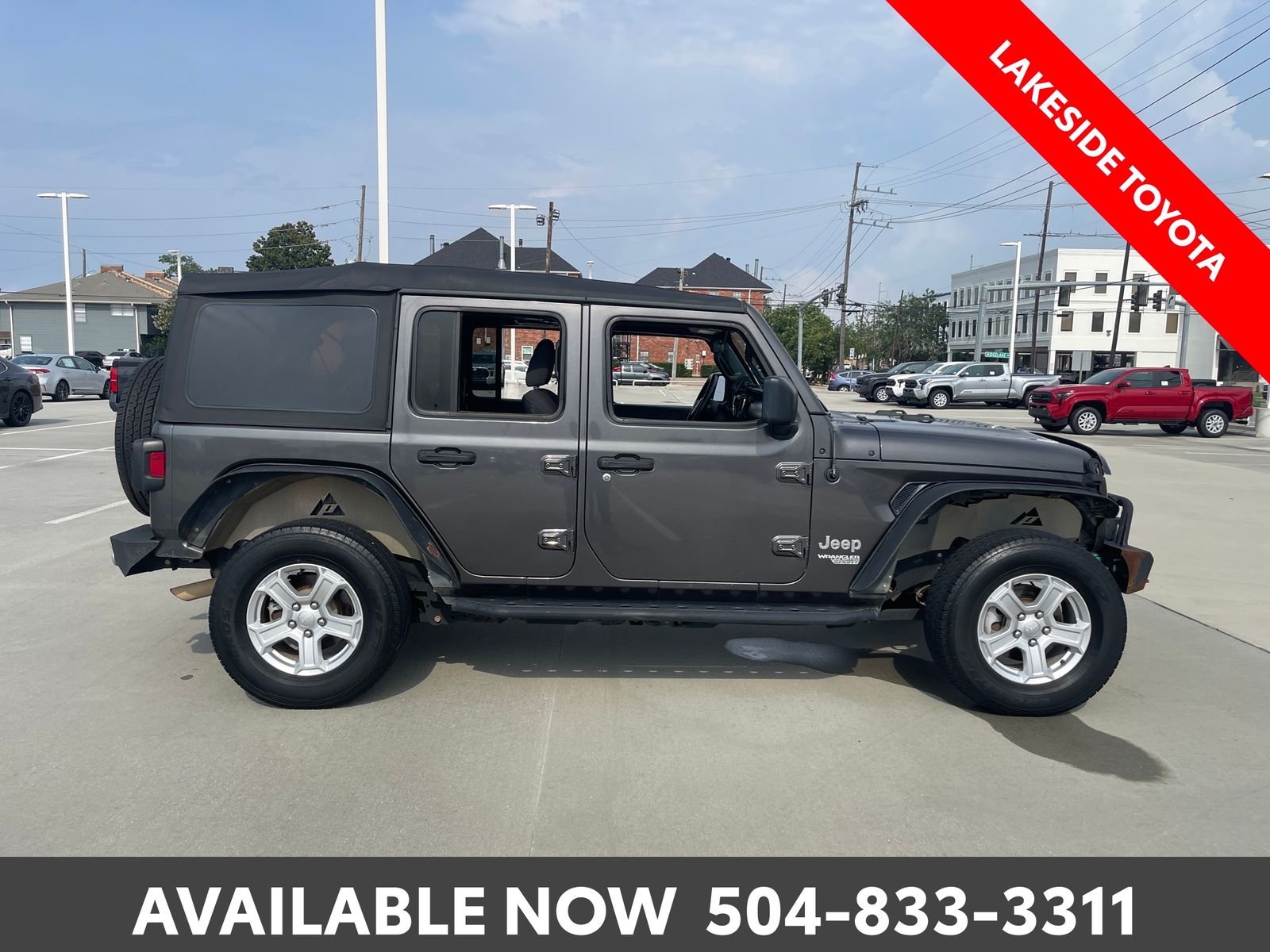 Used 2019 Gray Jeep Unlimited Sport S image 6
