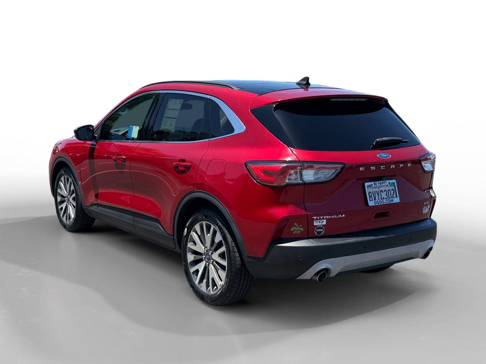 Used 2020 Red Metallic Ford Titanium image 3