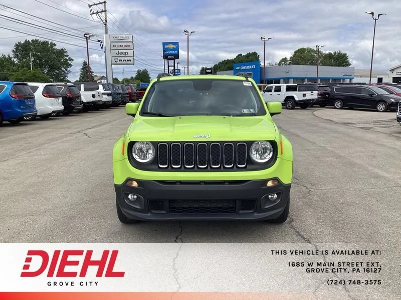 Used 2018 Jeep Renegade Latitude with VIN ZACCJBBB2JPH80521 for sale in Grove City, PA