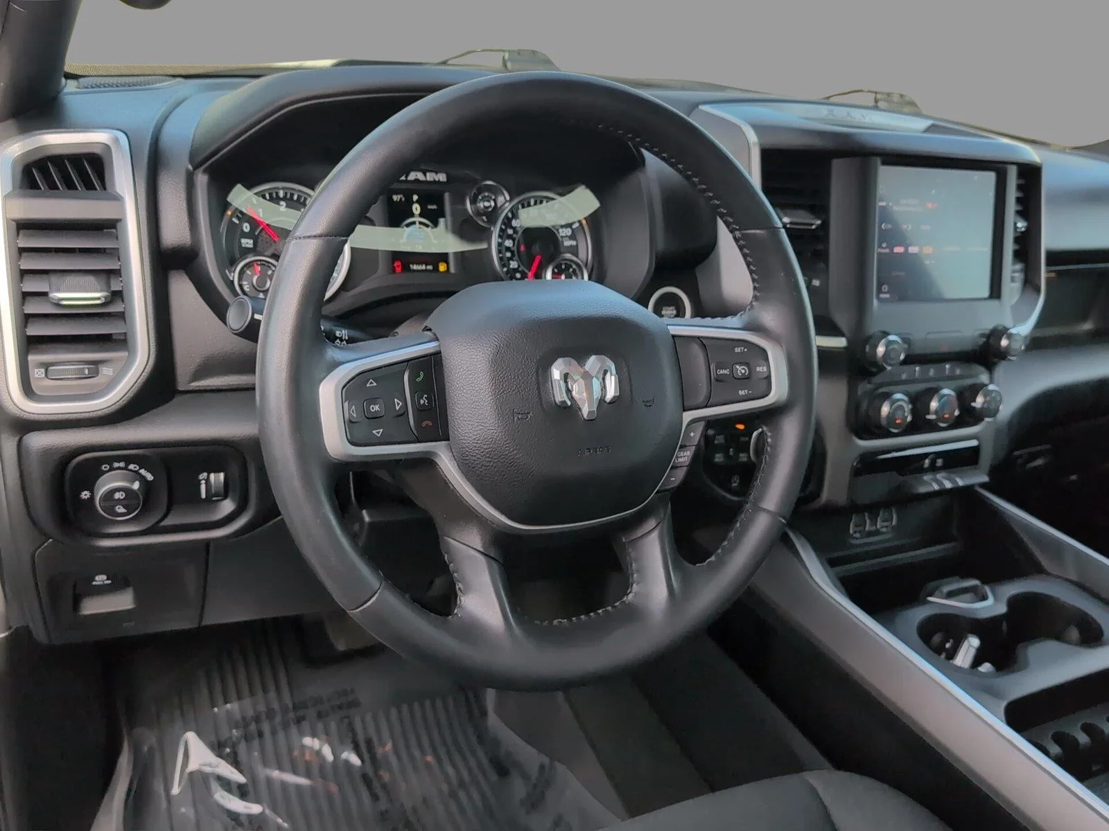 Used 2023 Diamond Black Crystal Pearlcoat Ram Big Horn image 4