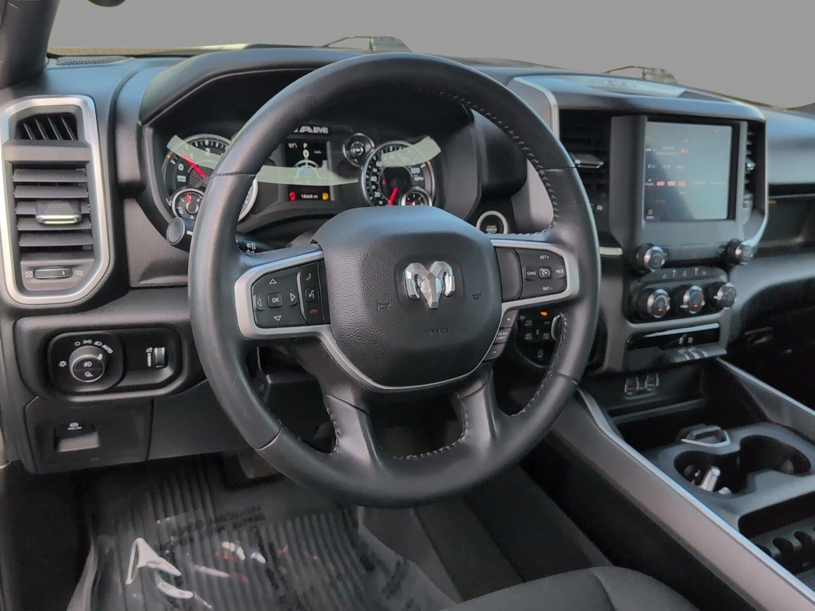 Used 2023 Diamond Black Crystal Pearlcoat Ram Big Horn image 4