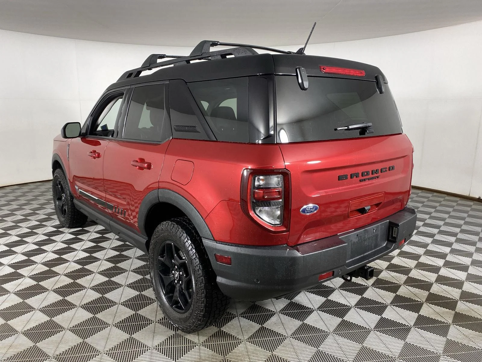 Used 2021 Rapid Red Metallic Tinted Clearcoat Ford First Edition image 8