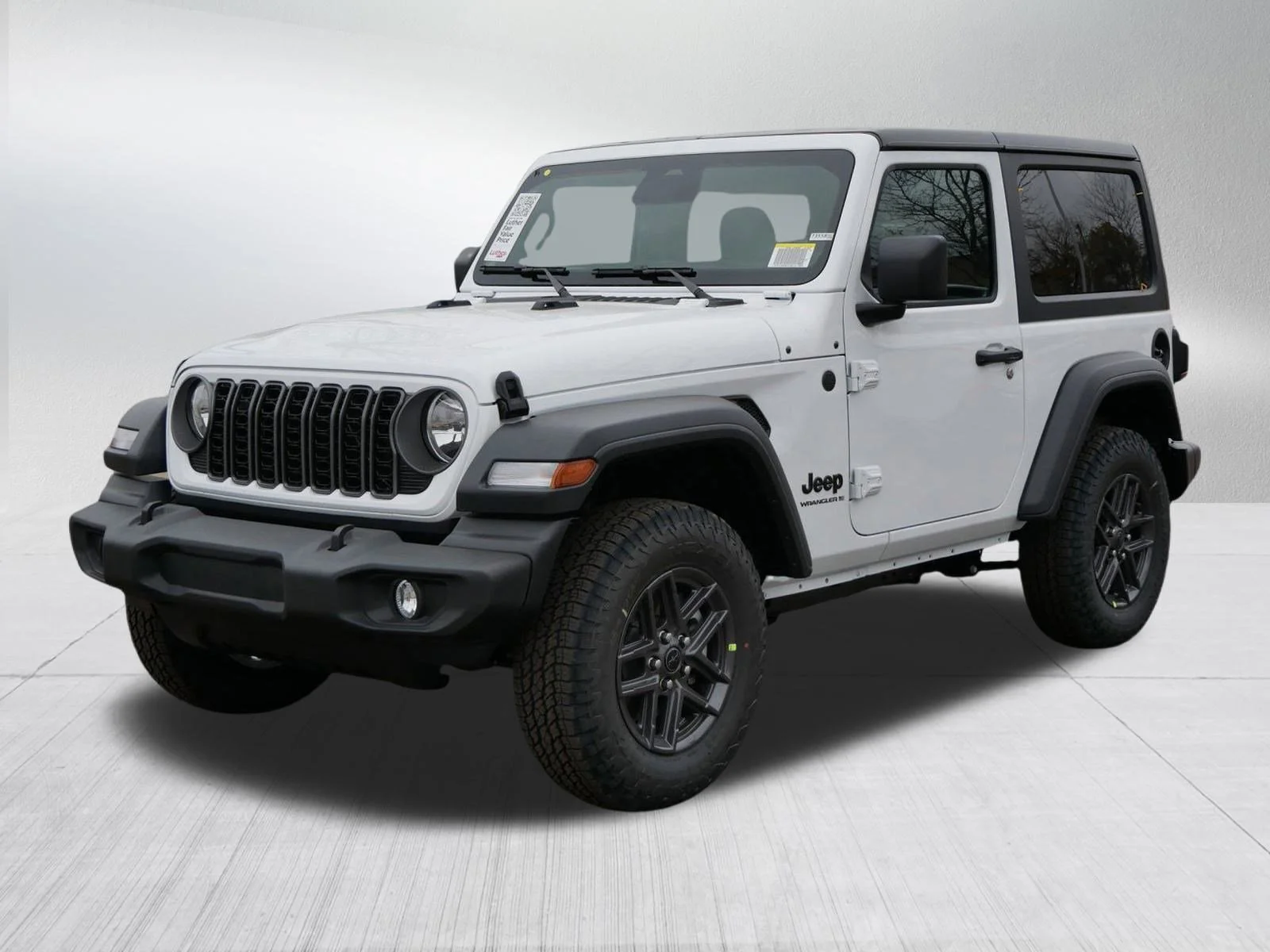 New 2026 Bright White Clear-Coat Exterior Paint Jeep Sport S image 3