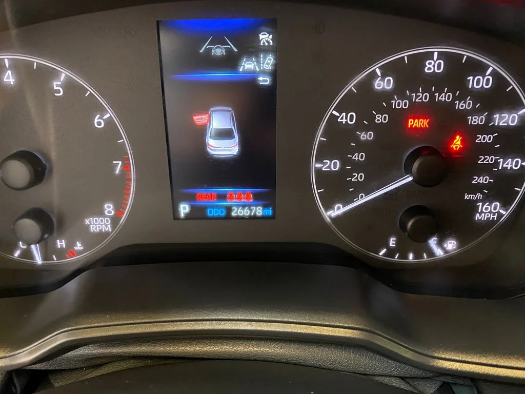 Used 2025 Blue Toyota LE image 34