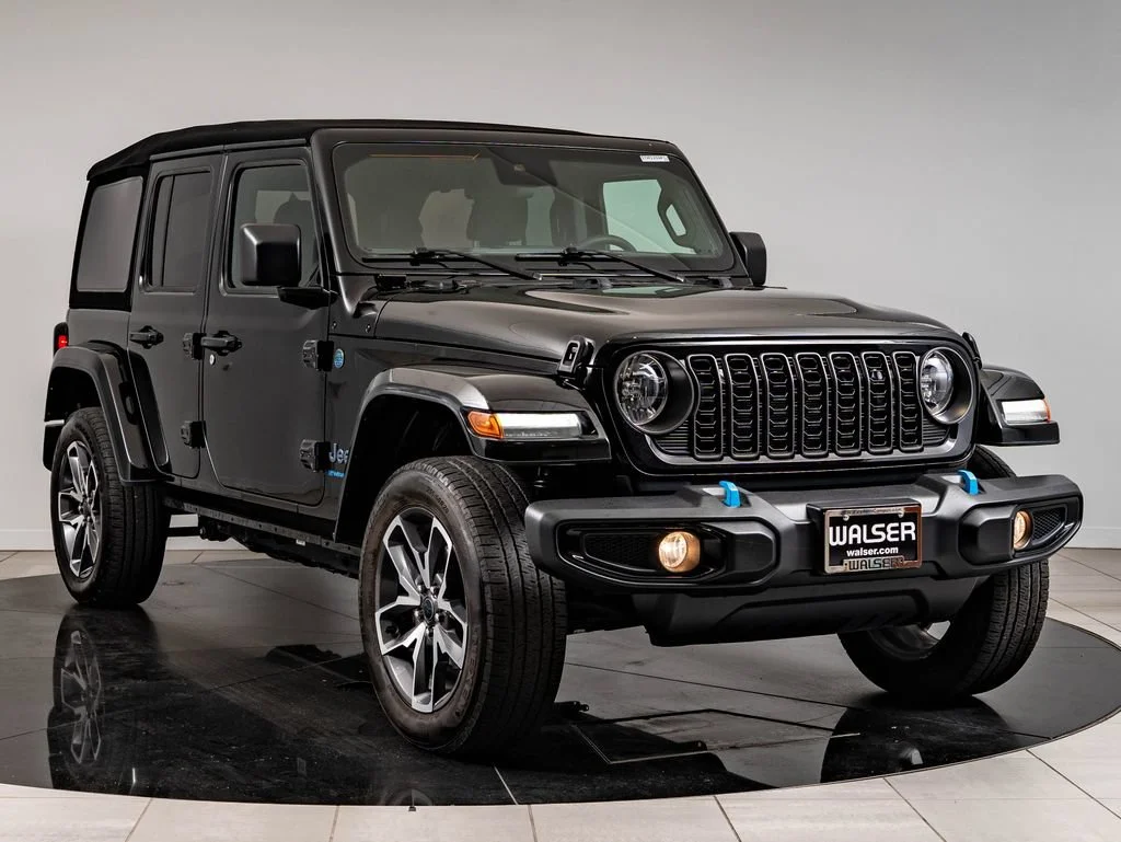 Used 2024 Black Clearcoat Jeep Sport S 4xe image 12