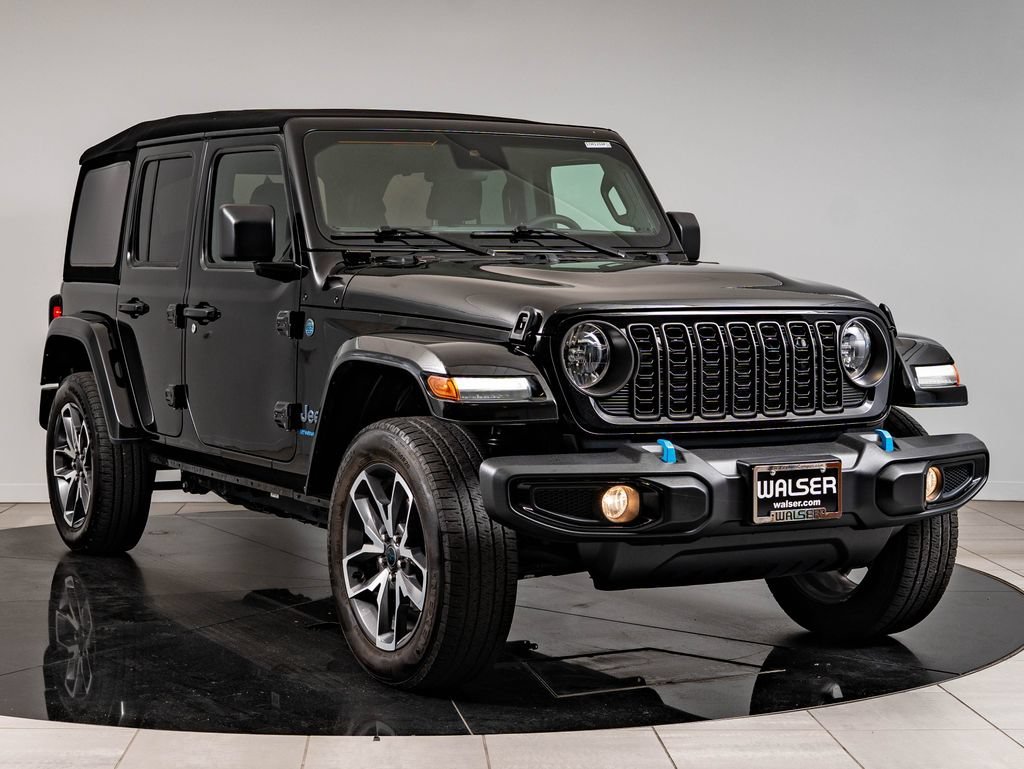 Used 2024 Black Clearcoat Jeep Sport S 4xe image 12