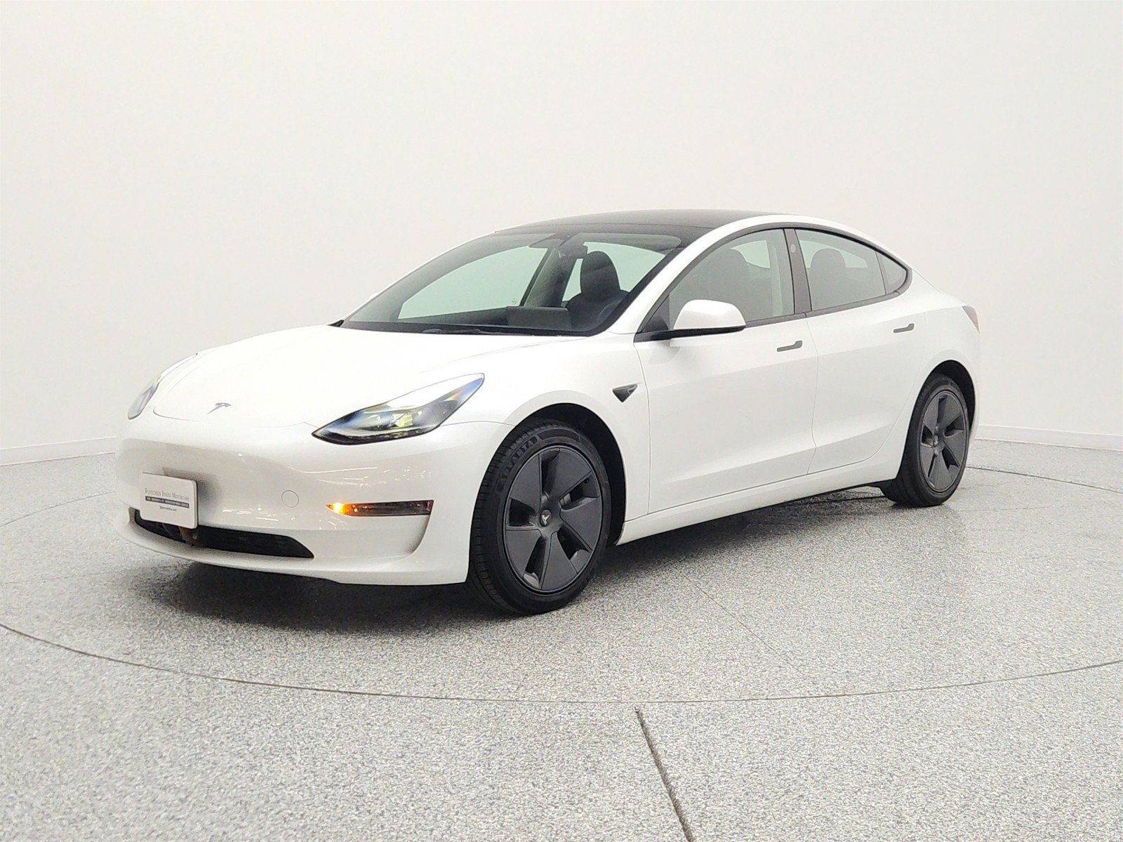 Used 2023 Pearl White Multi-Coat Tesla RWD image 1