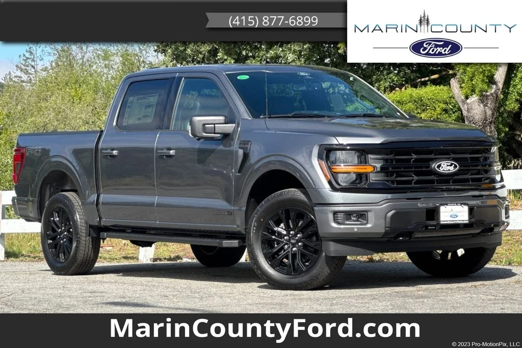 New 2026 Gray Metallic Ford XLT image 1