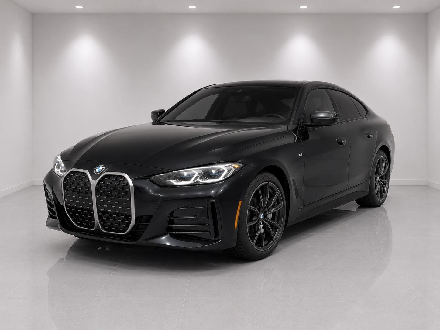 Used 2022 Black Sapphire Metallic BMW 430i image 1