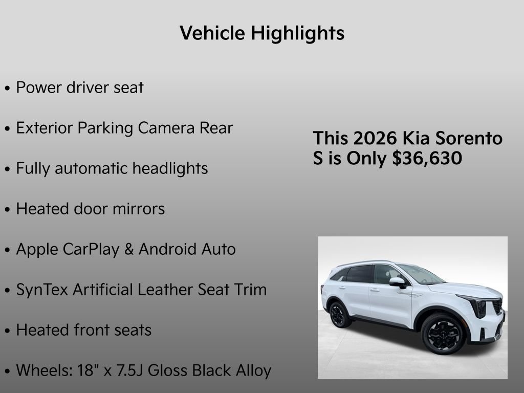 New 2026 Glacial White Pearl Kia S image 33