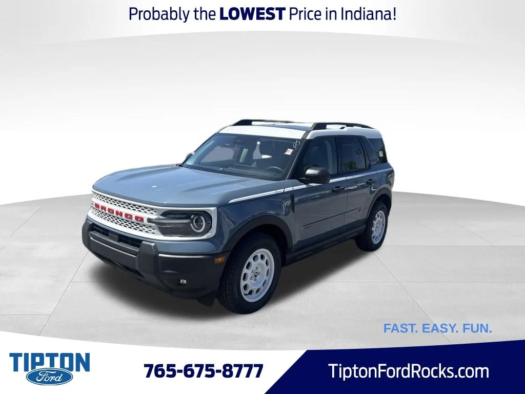 New 2026 Azure Gray Metallic Tri-Coat Ford Heritage image 1