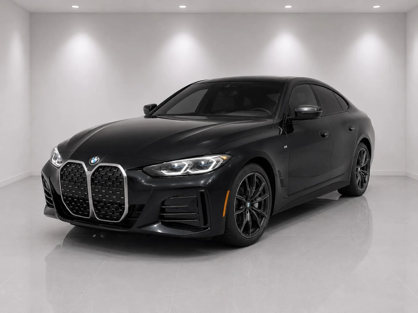 Used 2022 Black Sapphire Metallic BMW 430i image 1