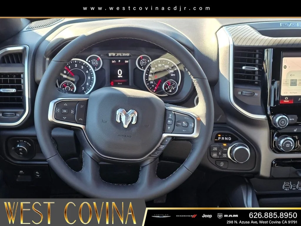 New 2026 Diamond Black Crystal Pearl-Coat Exterior Paint RAM Big Horn/Lone Star image 12