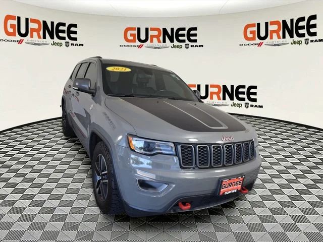 Used 2021 Gray Jeep Trailhawk image 8