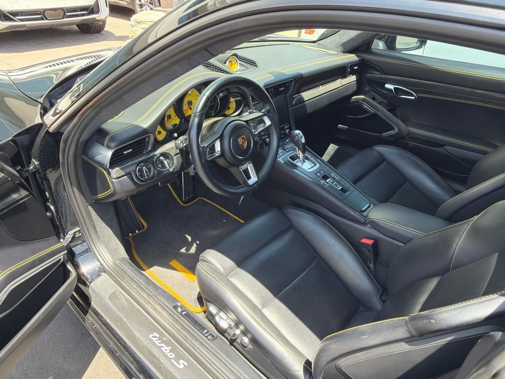 Used 2017 Racing Yellow Porsche Turbo image 11