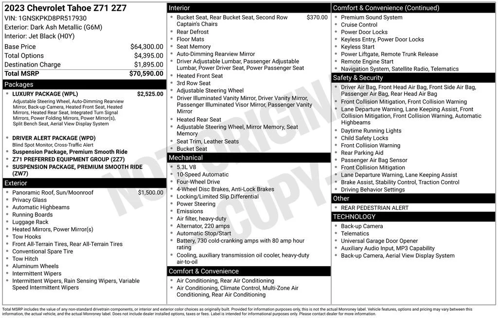 Used 2023 Dark Ash Metallic Chevrolet Z71 image 39