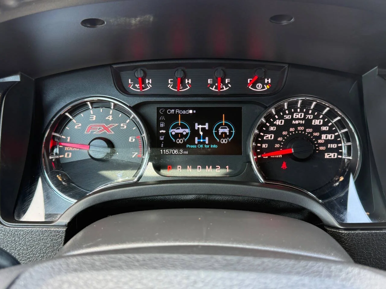 Used 2013 Gray Ford FX4 4x4 4dr SuperCrew Styleside 5.5 ft. SB image 21