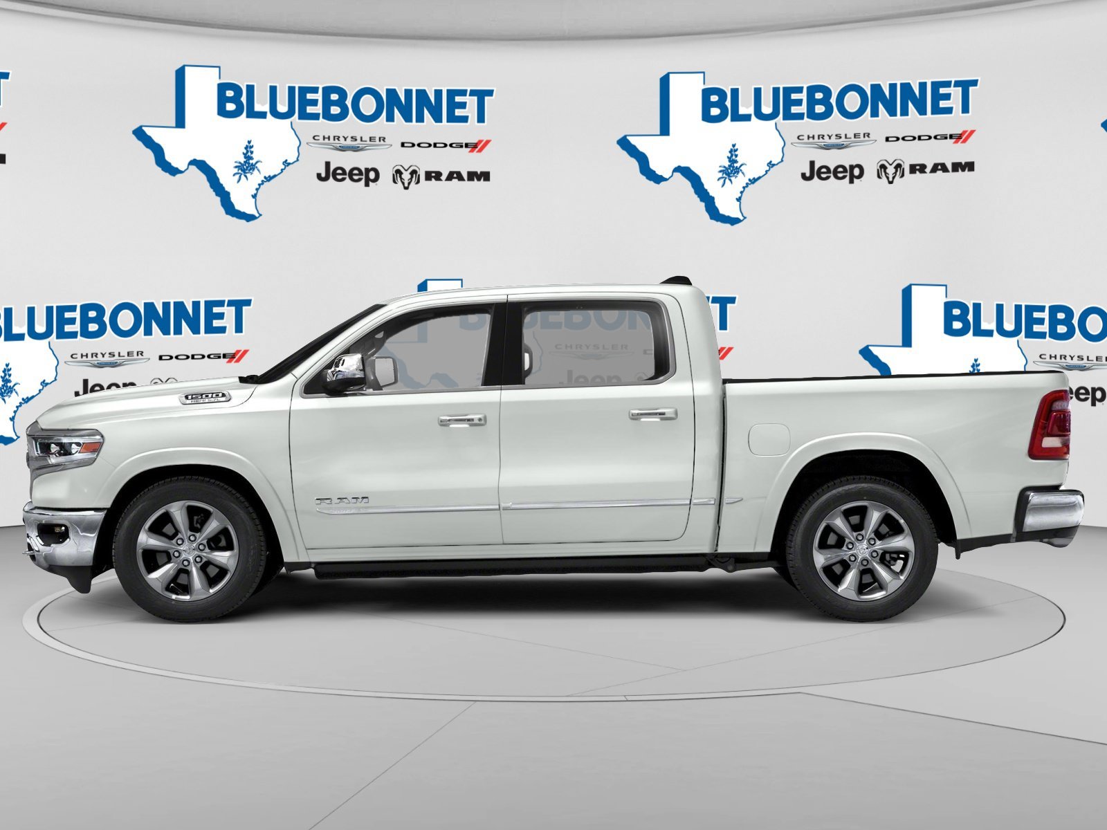 Used 2021 Bright White Clearcoat Ram Limited image 3