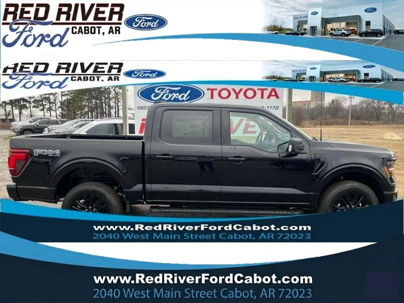 New 2026 Agate Black Metallic Ford XLT image 1