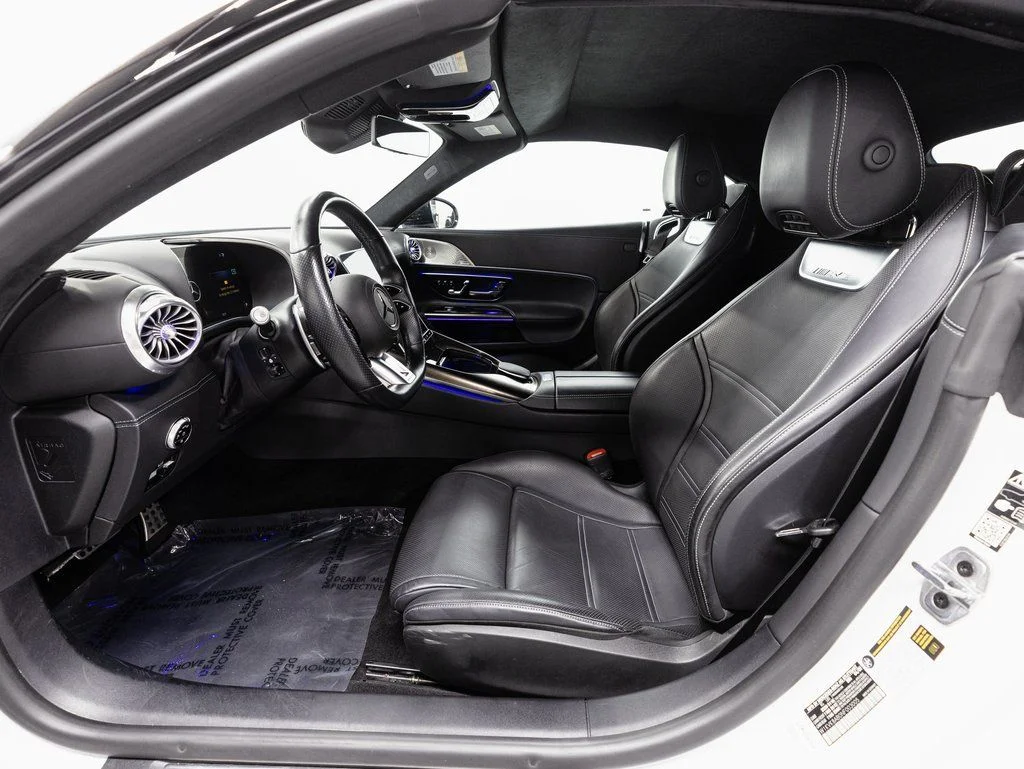 Used 2022 MANUFAKTUR Moonlight White Metallic Mercedes-Benz SL 55 AMG® image 9