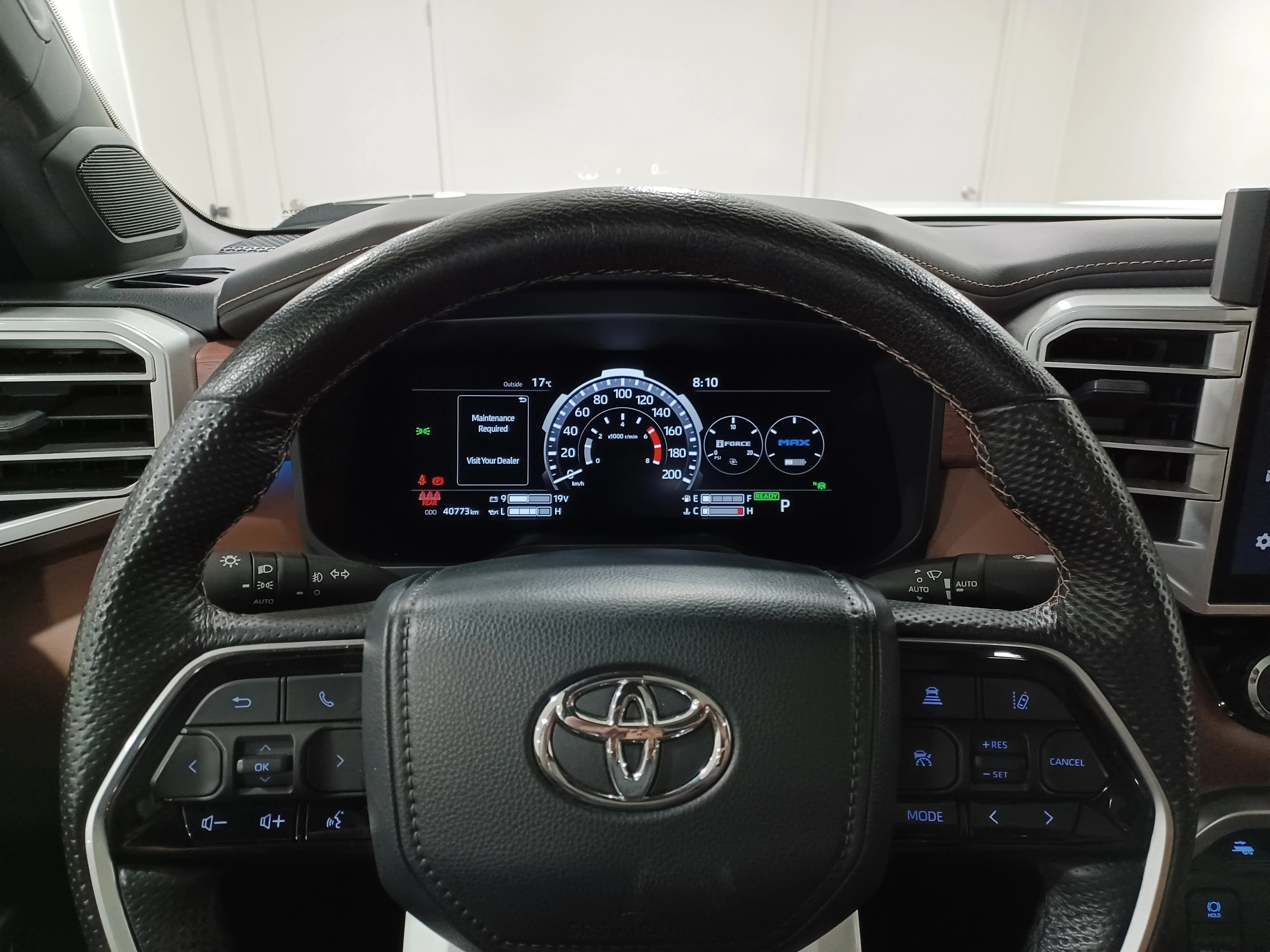 Certified Used 2024 Wind Chill Pearl Toyota 1794 Edition*i-FORCE MAX | 360° Cam | Cooled Leather | Pano Roof | Htd Wheel | Tow Pkg | JBL® image 15