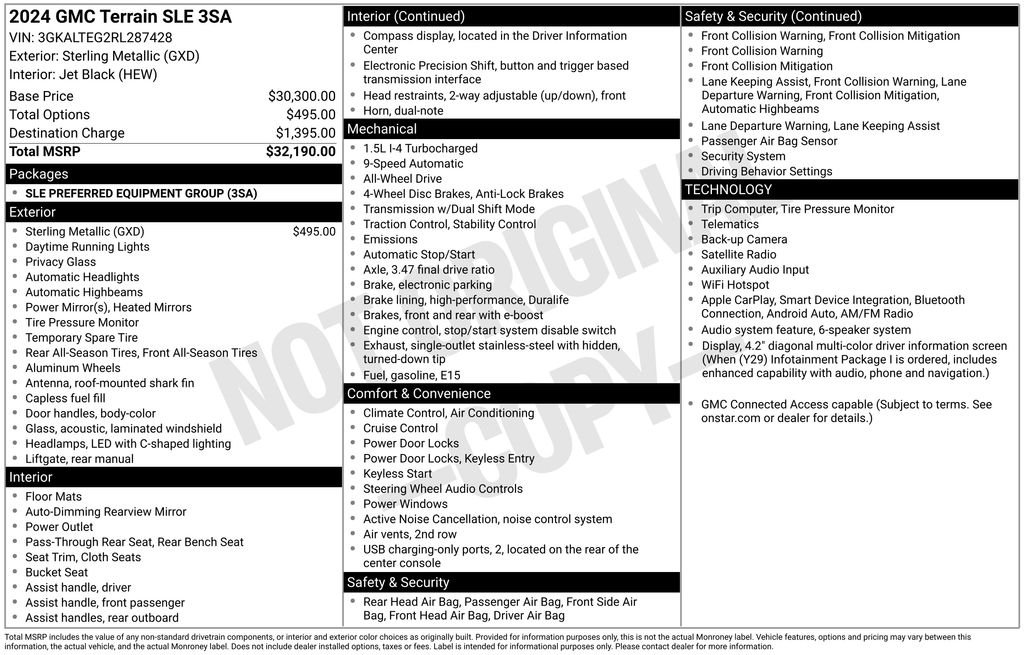 2024 GMC Terrain SLE - Photo 21