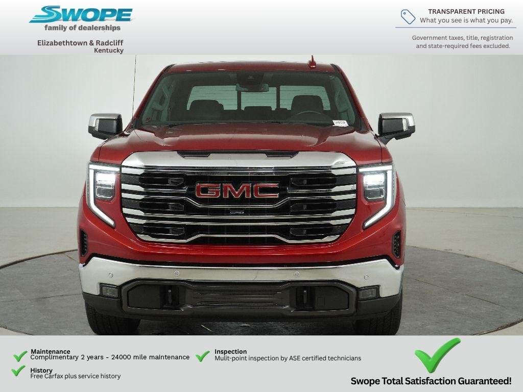 Used 2024 Volcanic Red Tintcoat GMC SLT image 8