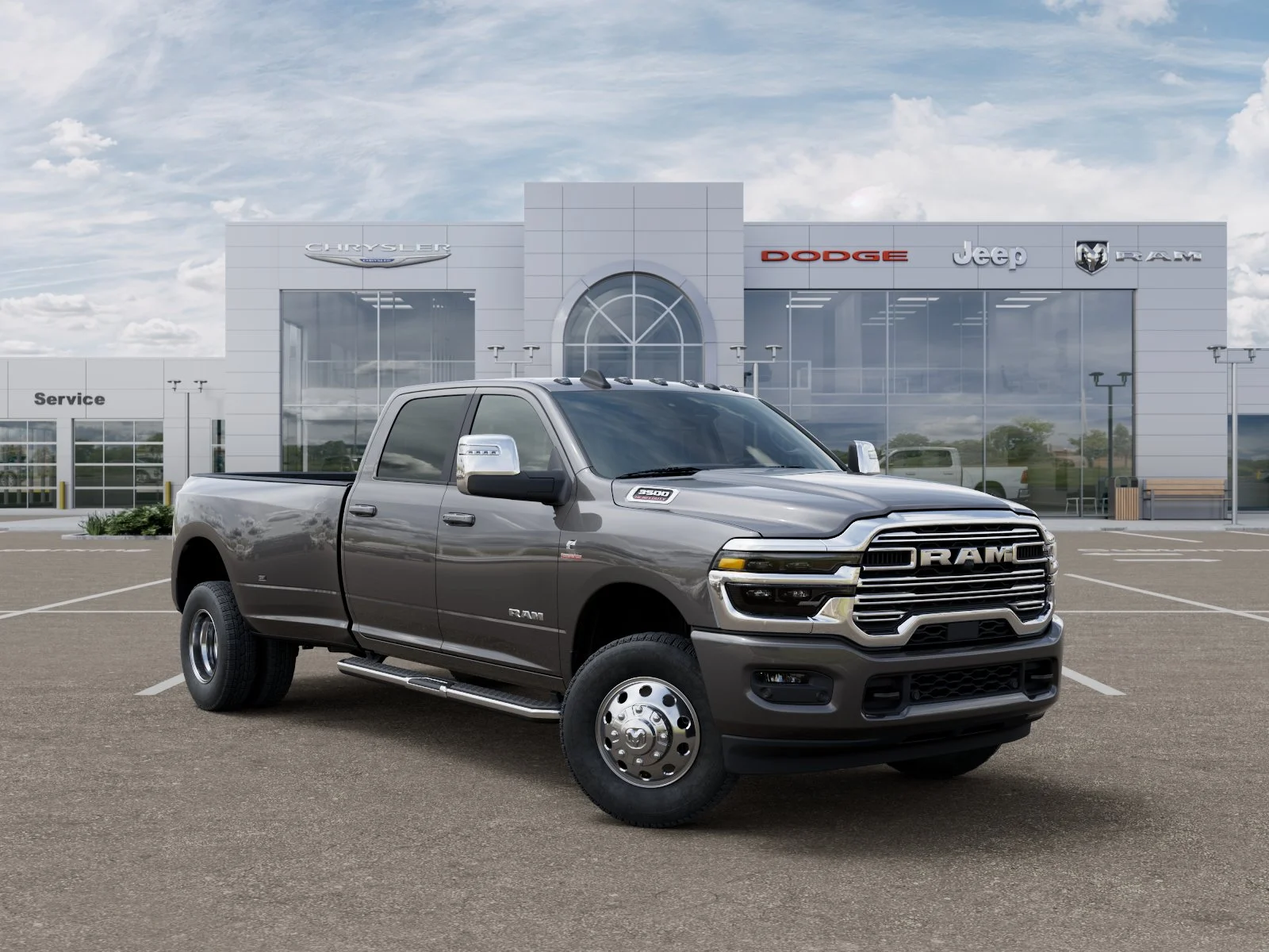 New 2026 Granite Crystal Metallic Clear-Coat Exterior Paint RAM Laramie image 31