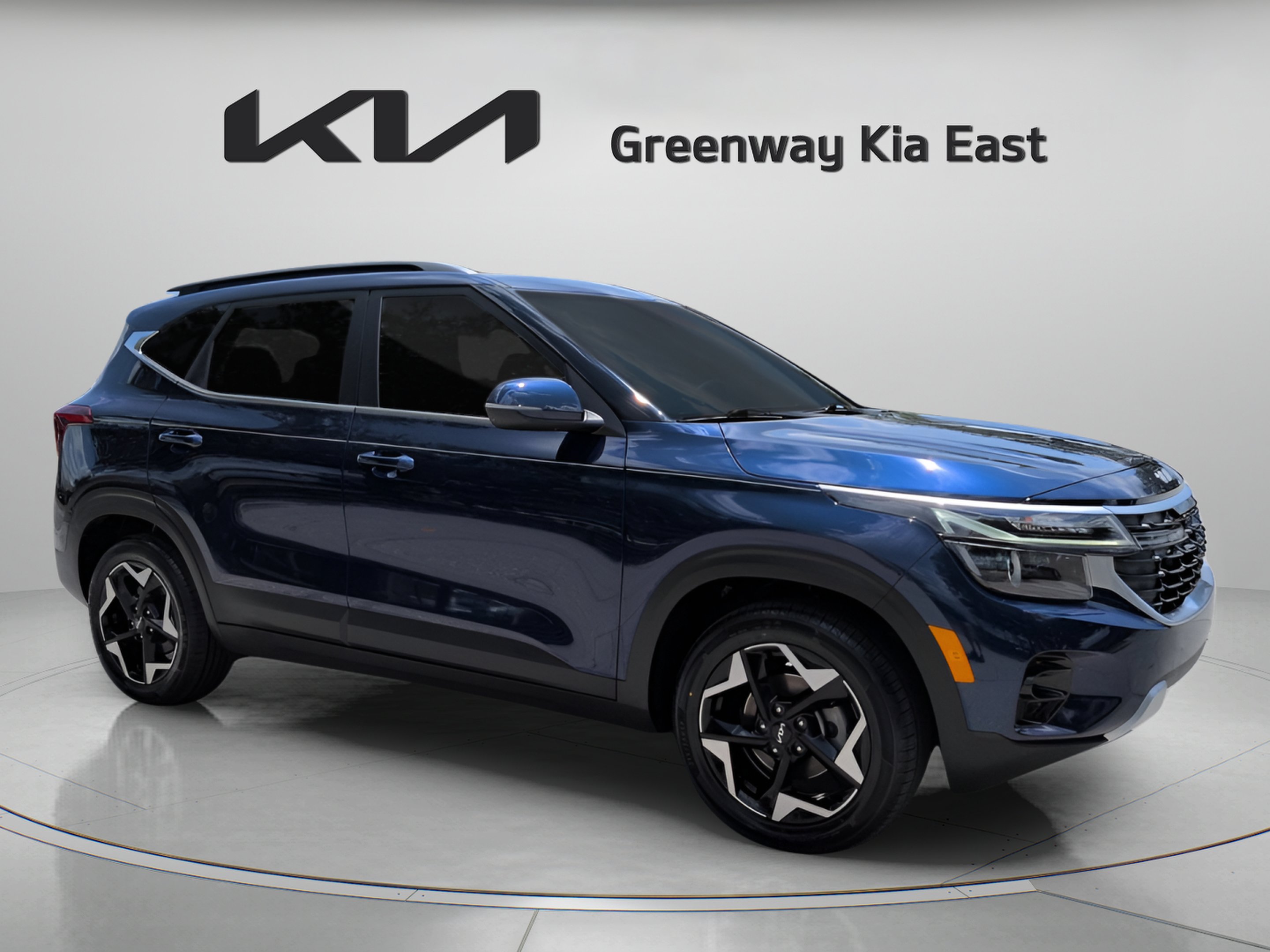 Certified Used 2024 Dark Ocean Blue Kia EX image 3