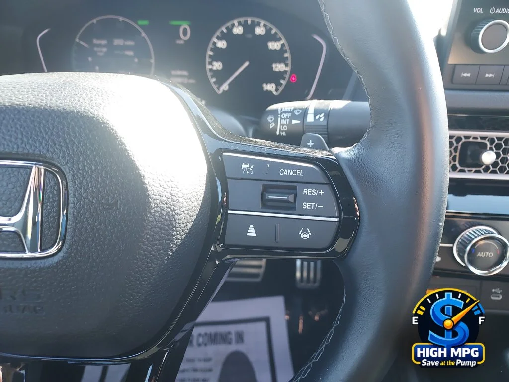 Certified Used 2025 Blue Lagoon Pearl Honda 4D HYBRID SPORT image 17