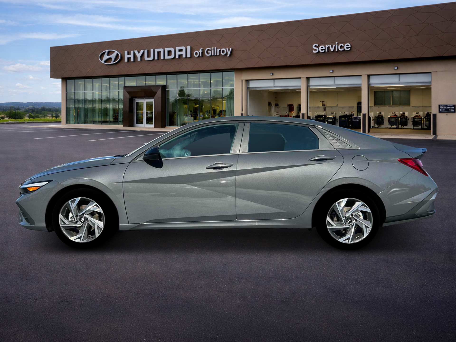 New 2025 Gray Hyundai SEL Sport image 3