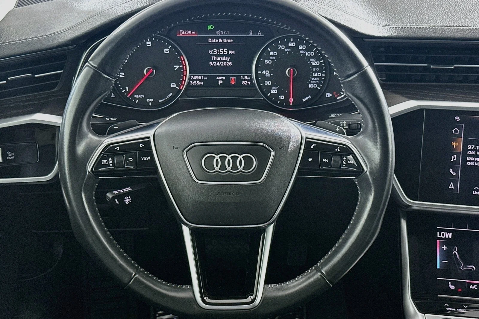 Used 2019 Firmament Blue Metallic Audi Premium image 18