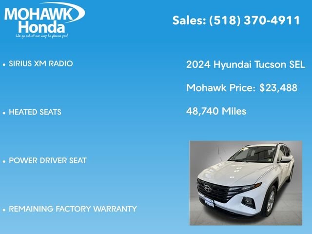 Used 2024 White Pearl Hyundai SEL image 14