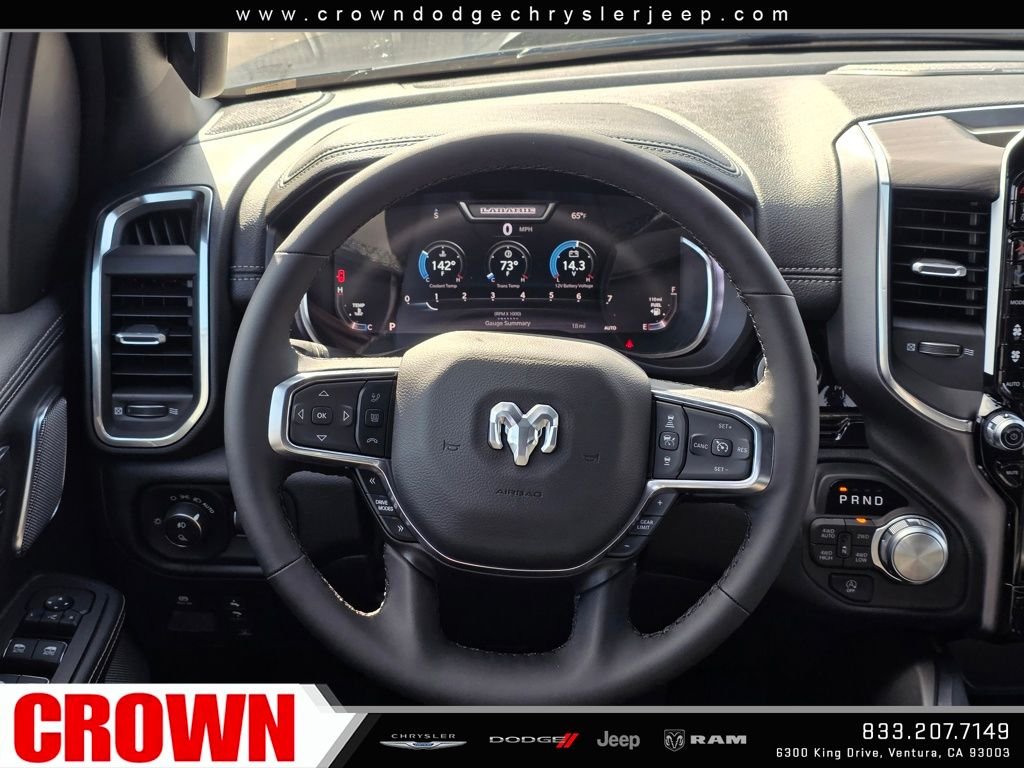 New 2026 Diamond Black Crystal Pearl-Coat Exterior Paint RAM Laramie image 12